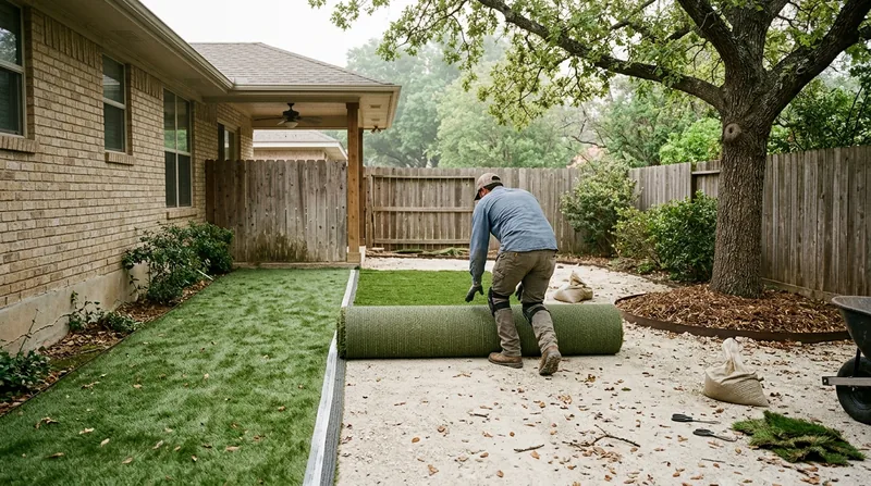 Residential Artificial Grass Installation College Station