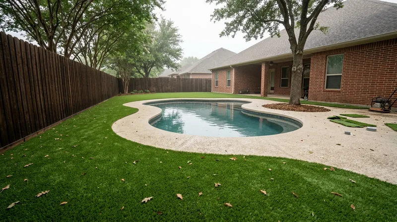 Pool Surround Turf College Station